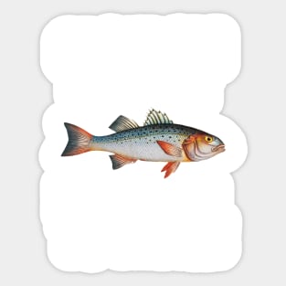 My Lucky Fishing Costume - Freshwater Fish Bass Sticker